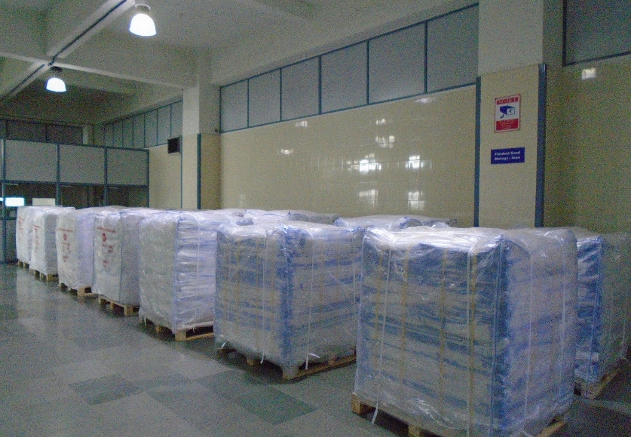 Pallet storage area